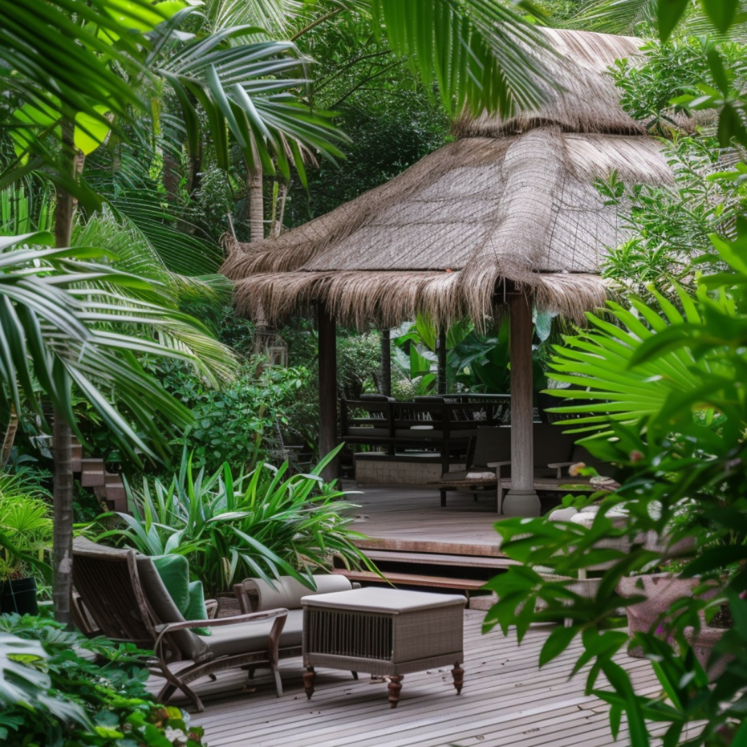 Bespoke Lush Tropical Design for Home Gardens & Yards