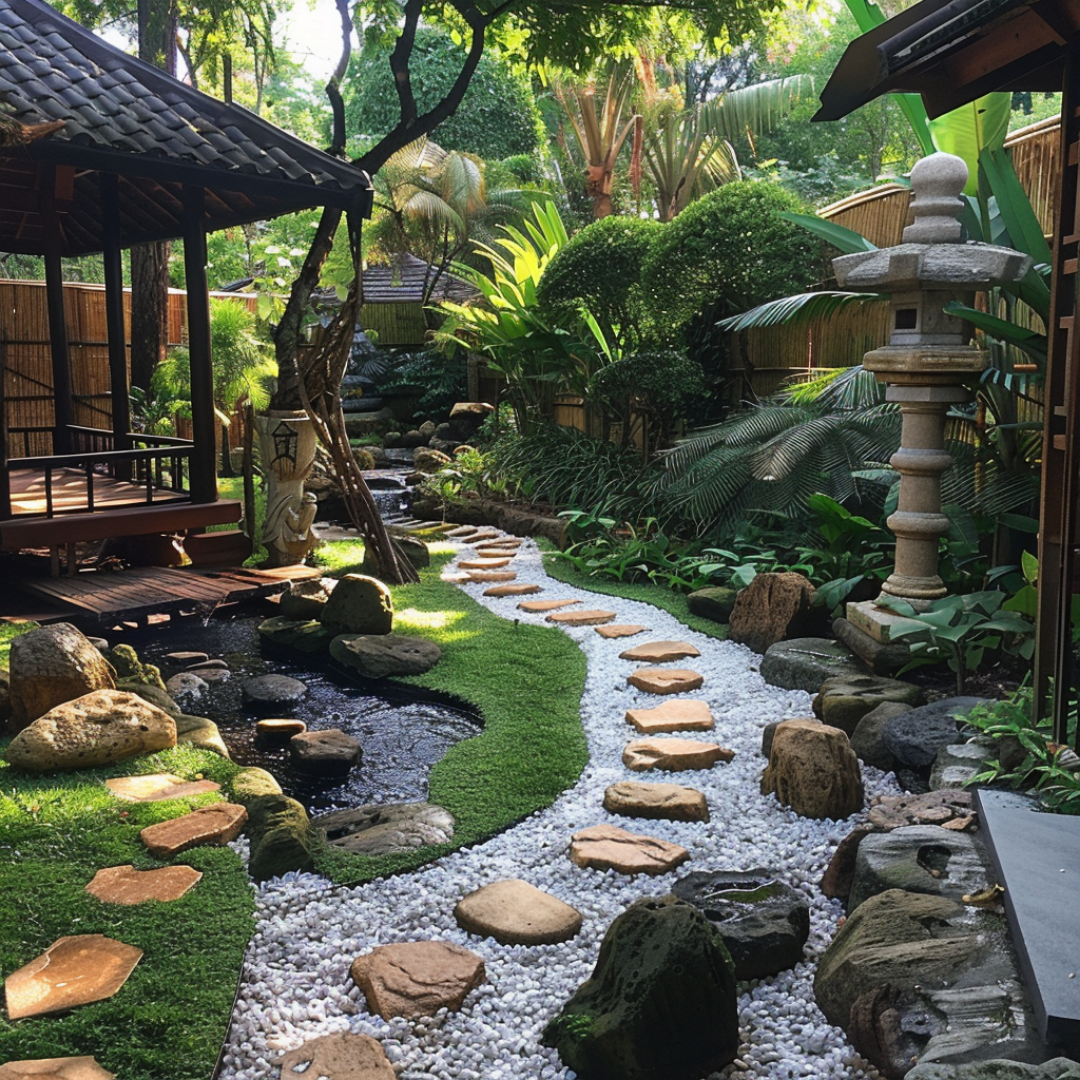 Bespoke Japanese Zen Design for Home Gardens & Yards