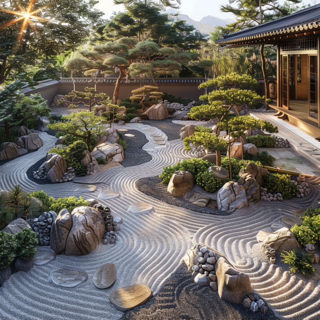 Bespoke Japanese Zen Design for Home Gardens & Yards