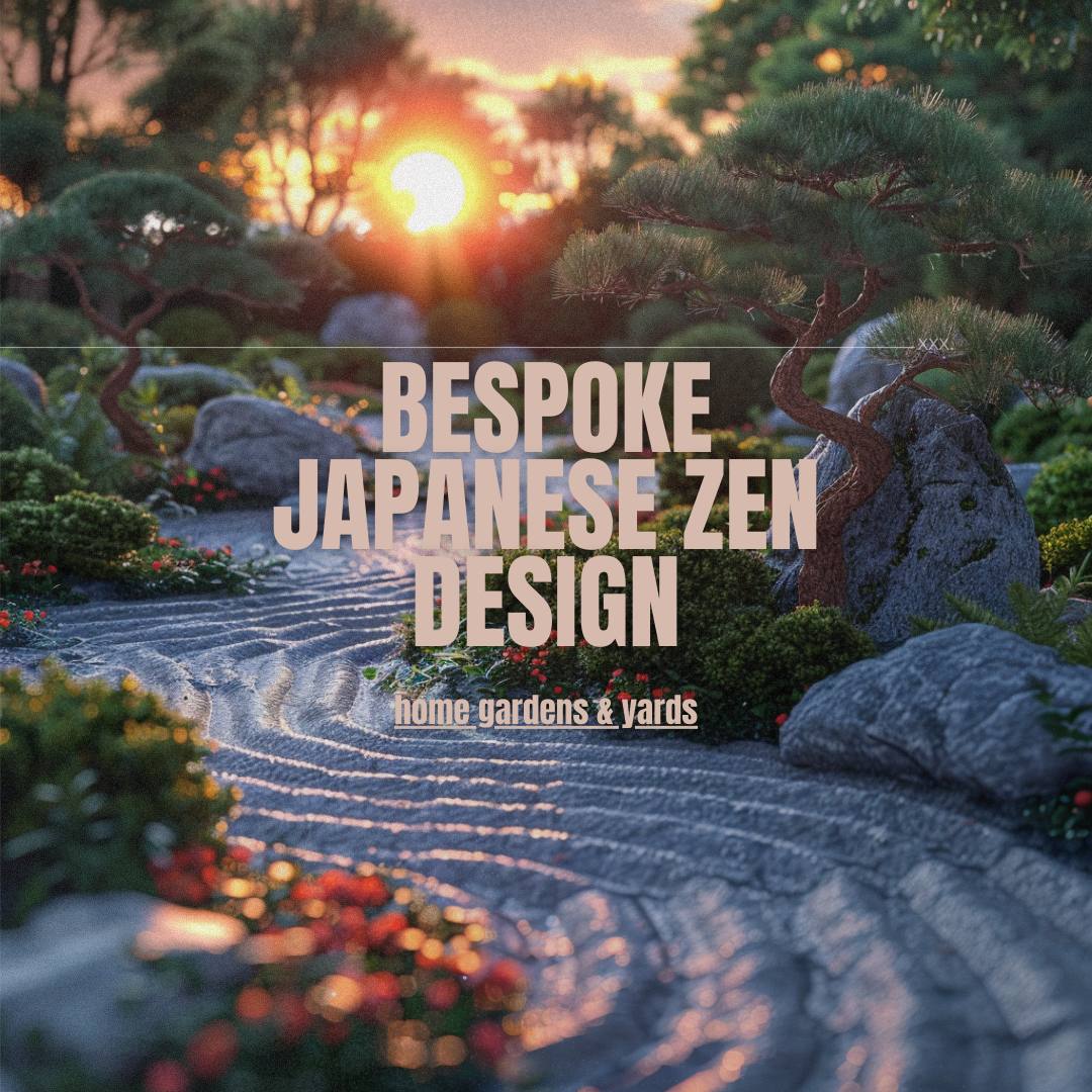 Bespoke Japanese Zen Design for Home Gardens & Yards