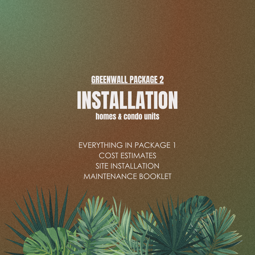 Curated Greenwall for Homes & Condo Units