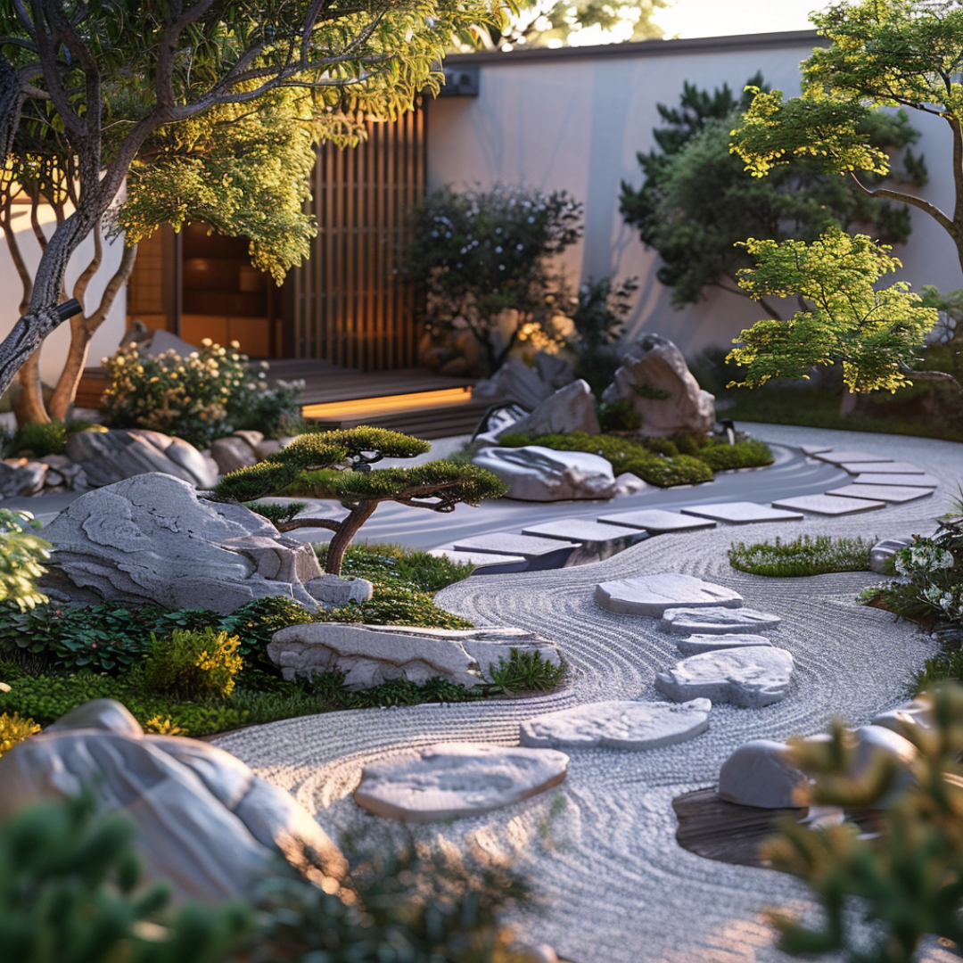 Bespoke Japanese Zen Design for Home Gardens & Yards