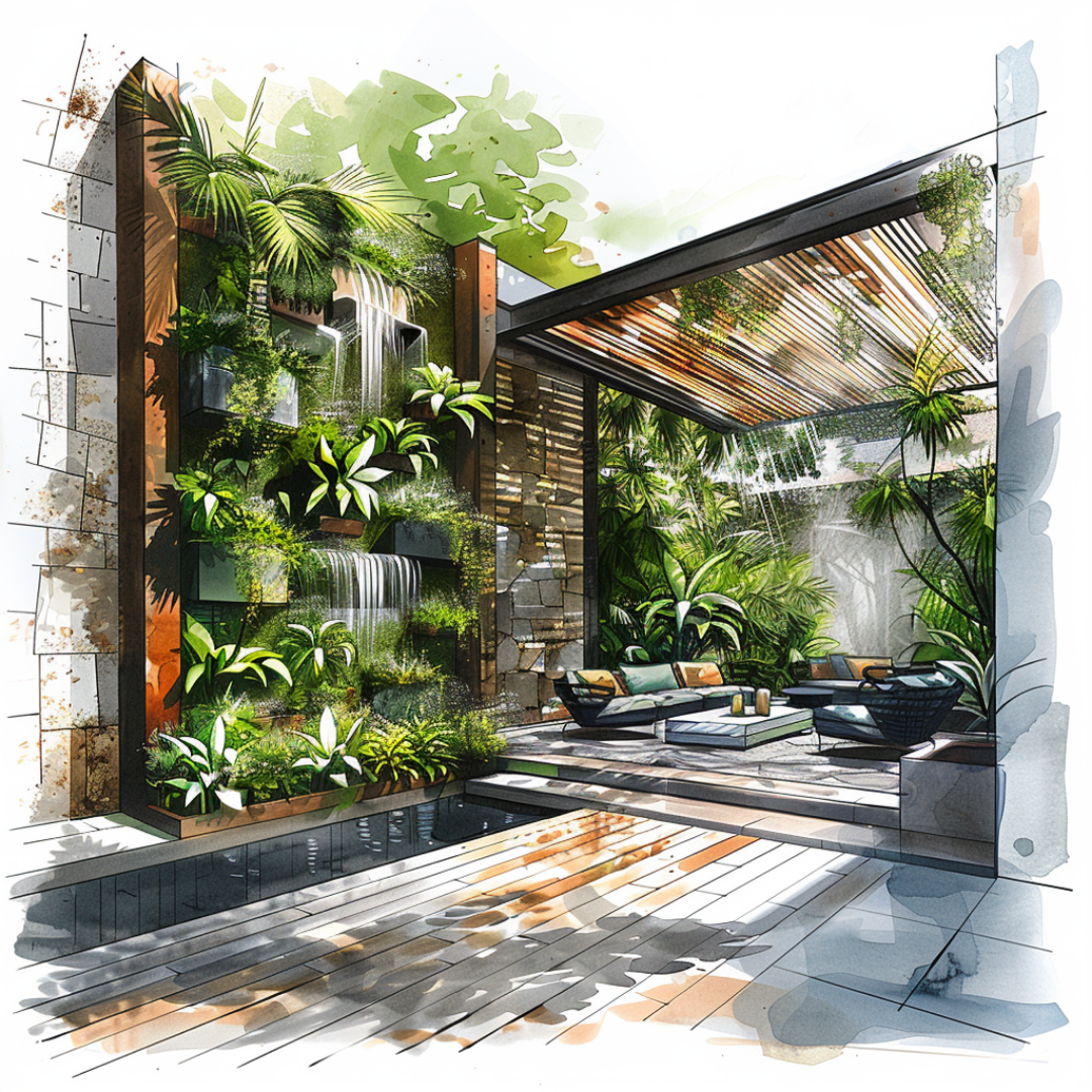 Curated Greenwall for Homes & Condo Units