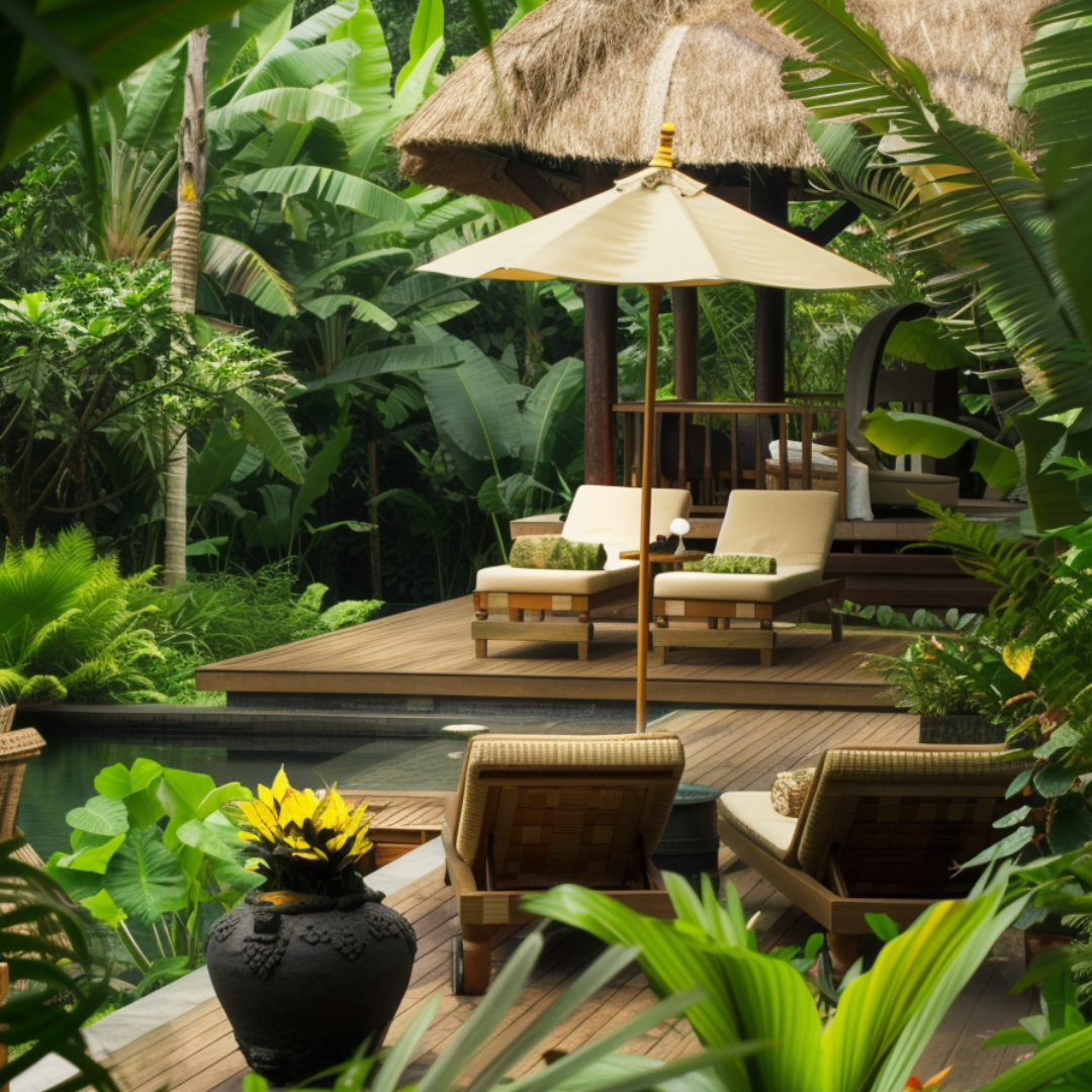 Bespoke Lush Tropical Design for Home Gardens & Yards