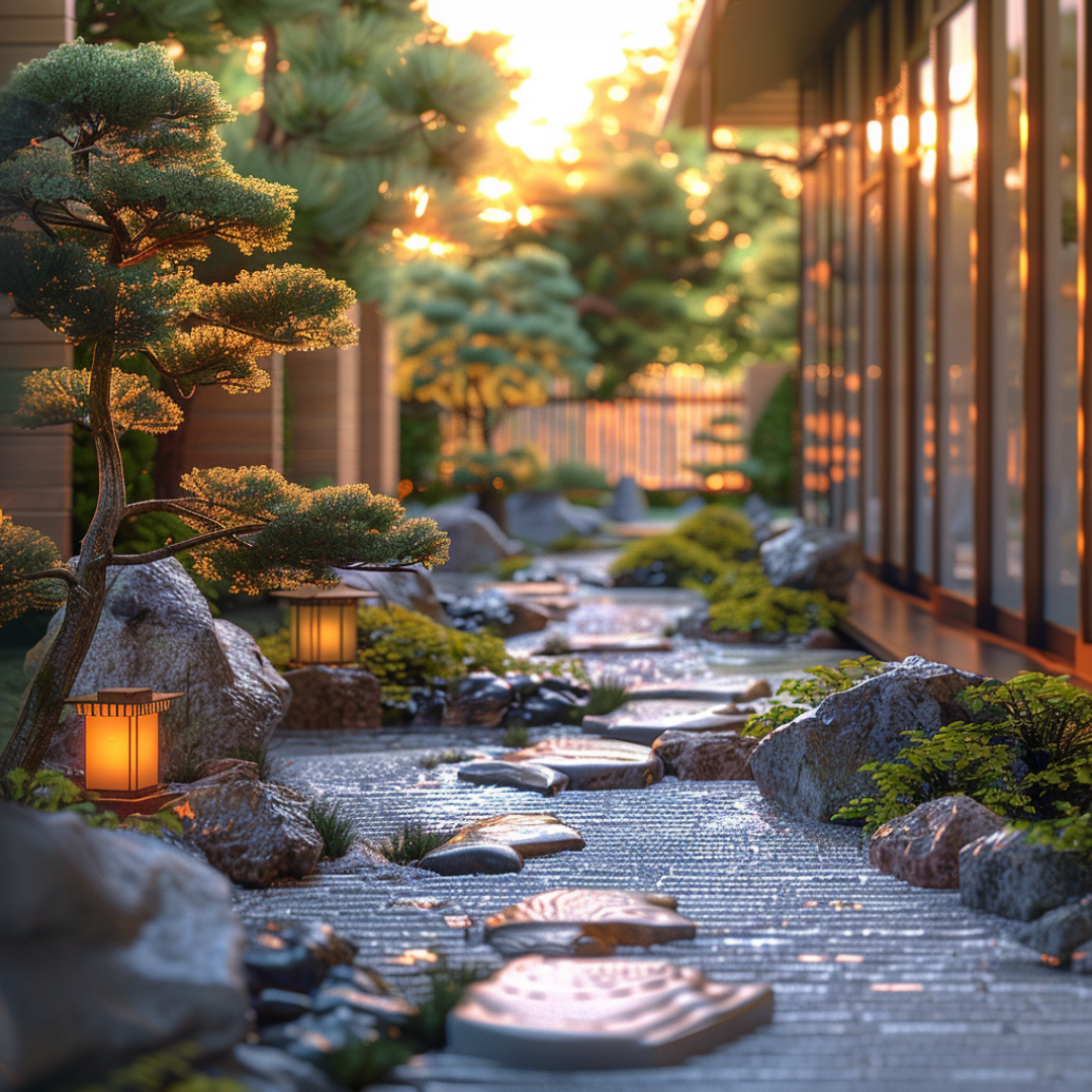 Bespoke Japanese Zen Design for Home Gardens & Yards