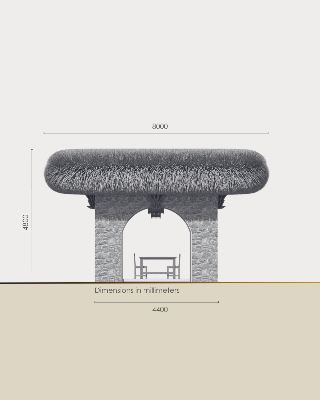 Coffee Crumble Gazebo